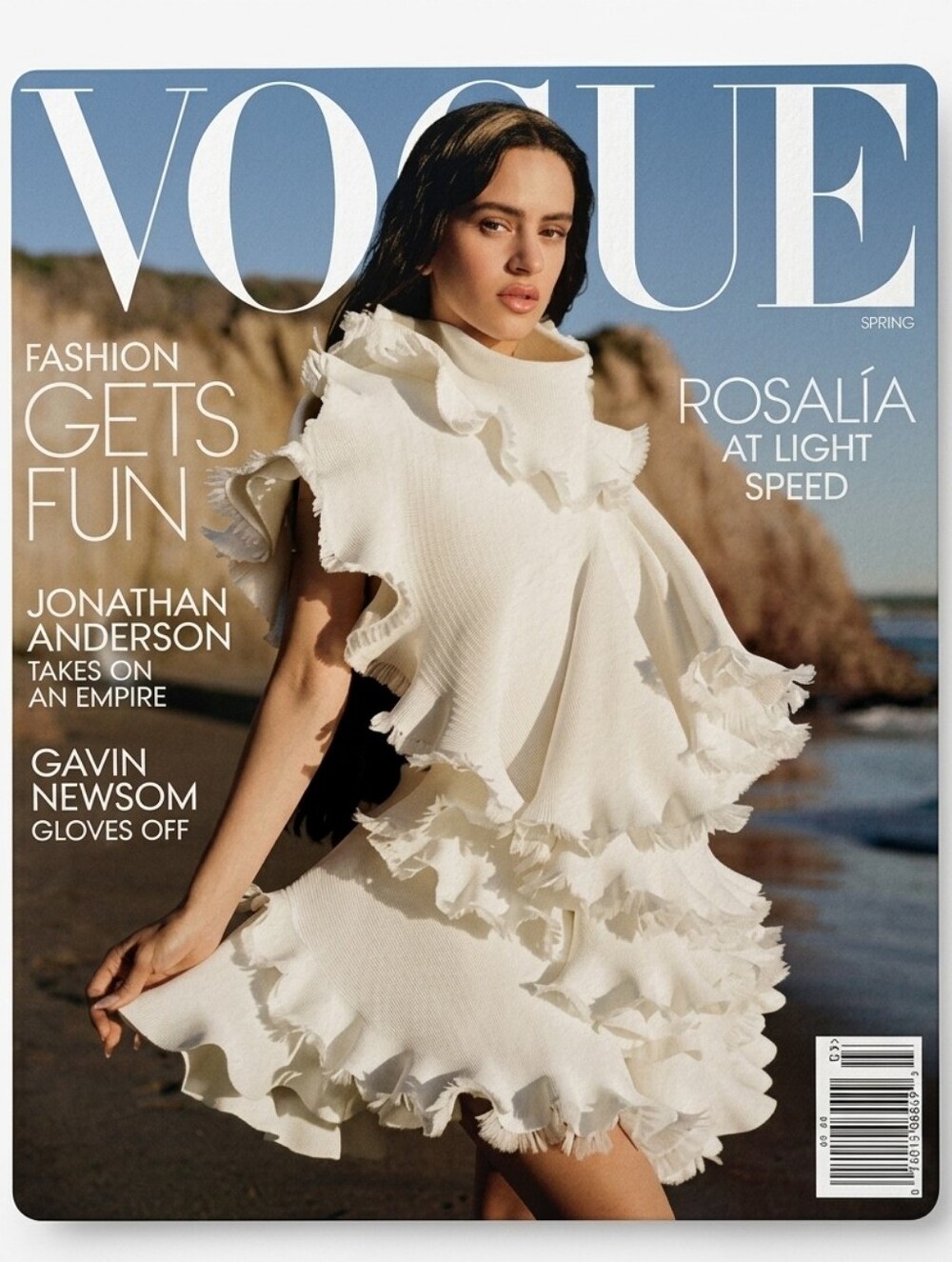 VOGUE Magazine Spring 2026 Rosalita Vila Tobella Gavin Newsome